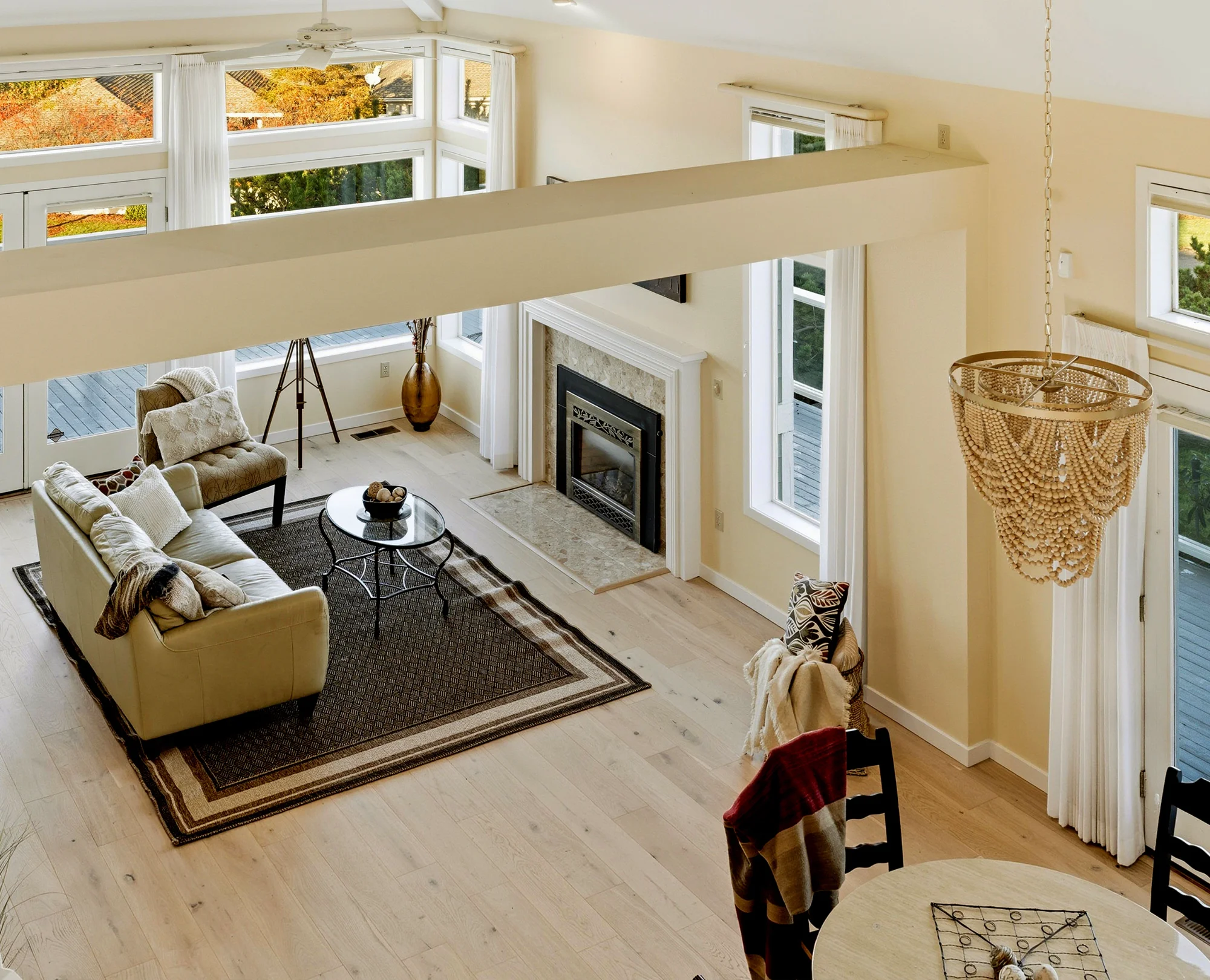 Unique composition real estate photography